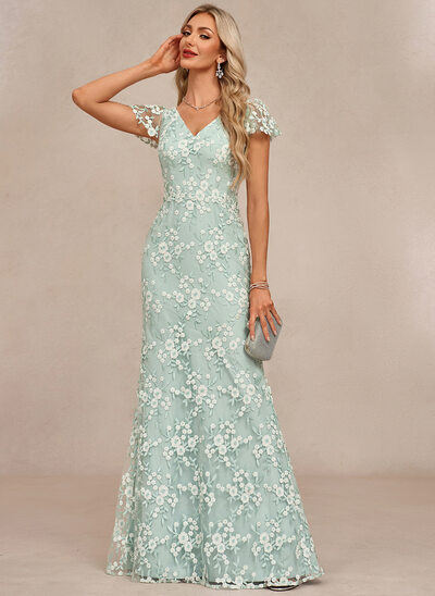 Flower Lace Maxi Dress