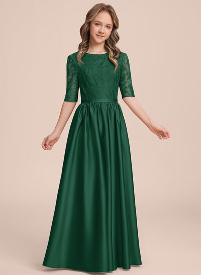 Kjole A-line kjole i Matt sateng