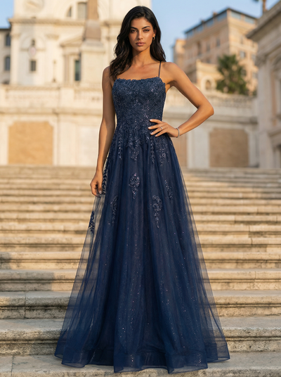 A-linja square tylli pukeutua