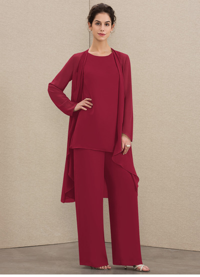 Chiffon terno feminino