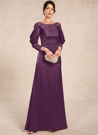 A-line Embroidered Lace Dress