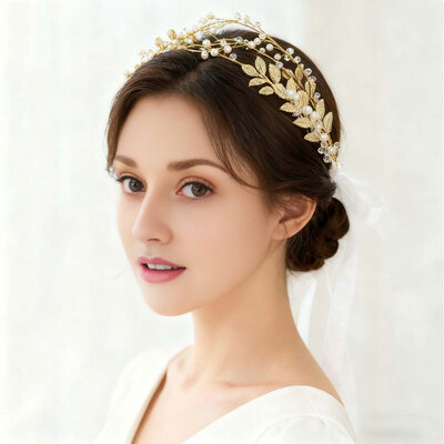 Crystal Pearl Hair Vines Hair Accessories Wedding Headpieces 