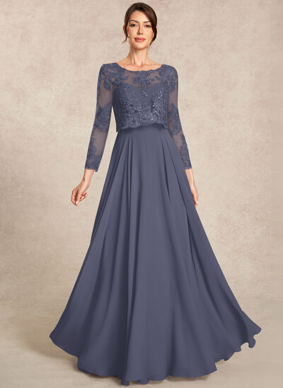 A-line Sequins Lace Dress