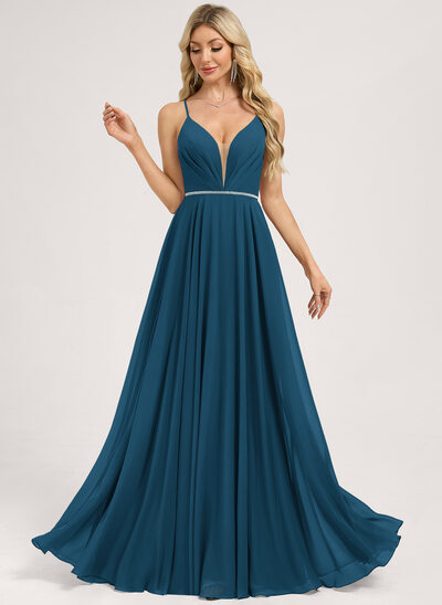 A-line Chiffon Dress