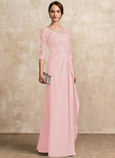 A-line Sequins Lace Dress