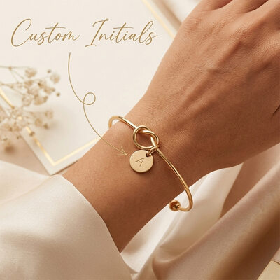 1 pc Personaliseret Armbånd Enkle Metal