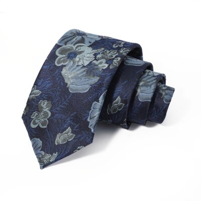 Gravata floral jacquard da jj's house