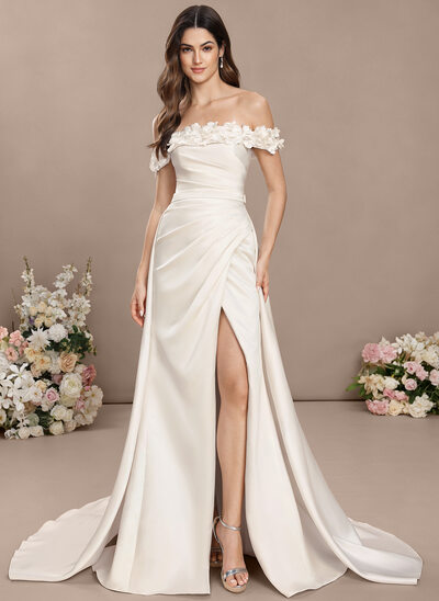 A-line Convertible Satin Dress