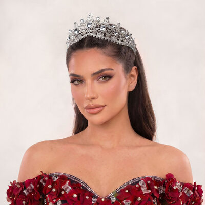 Rhinestone Crowns & Tiaras Hair Accessories Headpieces