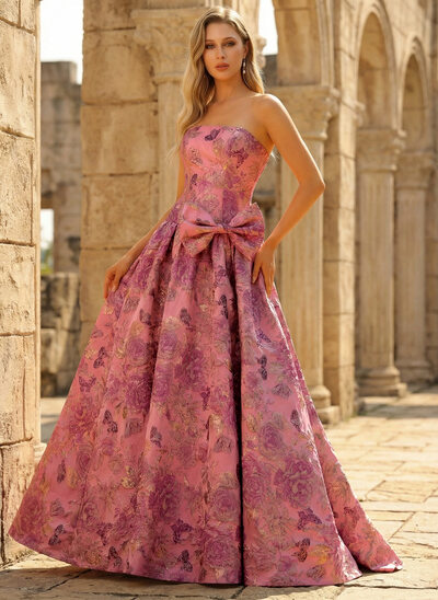 Łuk Żakard Sukienka