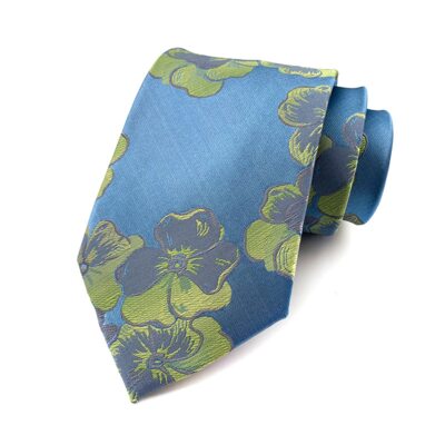 Gravata floral jacquard da jj's house