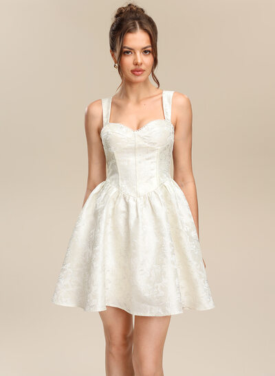 Sweetheart Bow Lace Dress