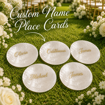1 PC Personalized Place Cards Bride Gifts Plastic