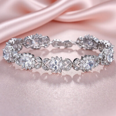 Lindo strass pulseira 