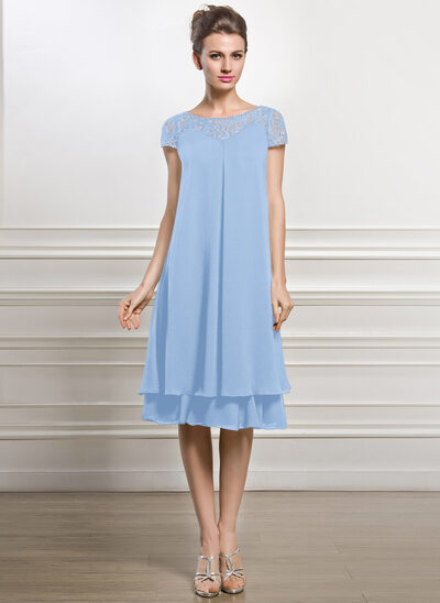 Empire Sequins Lace Dress