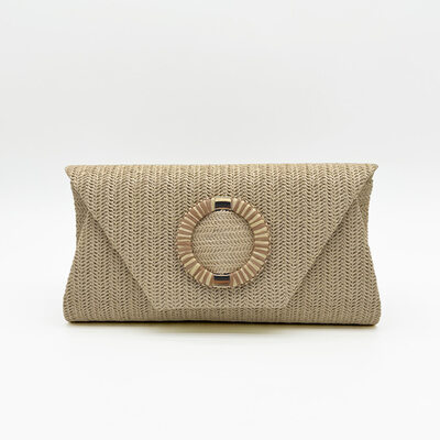 Party Formal Straw Clutch Bags 
