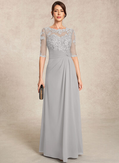 A-line Sequins Lace Dress