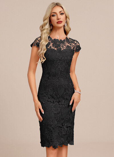 Robe midi en dentelle