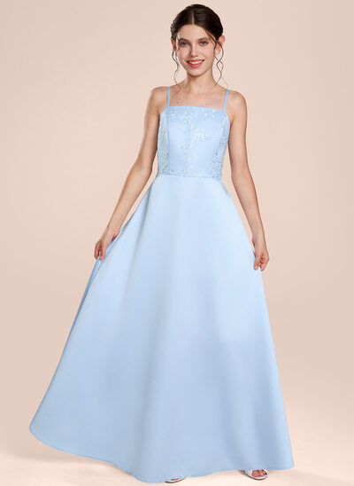 A-line Satin Dress