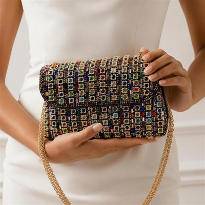 Casual Polyester Evening Bags in Multicolor