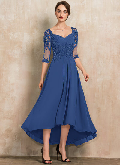 A-line Sweetheart Sequins Lace Dress