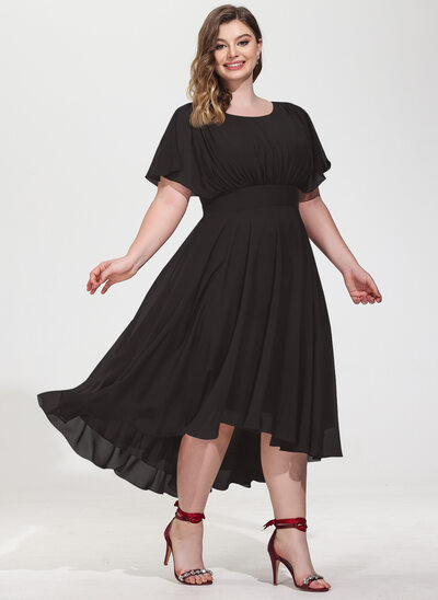 Kjole Midi i Chiffon