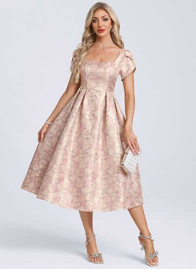 Jacquard Midi Kjole