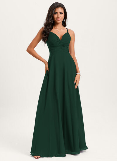 A-line Chiffon Dress