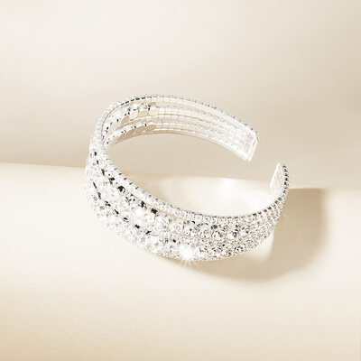 Estilo clásico rhinestone brazalete pulseras