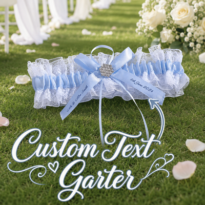 1 pc personalizzato giarrettiere sposa regali poliestere