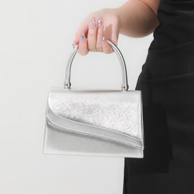 Party PU Evening Bags in Silver