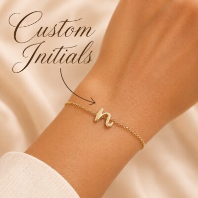 1 pc Personaliseret Armbånd Solid farve Legering