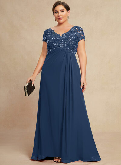 Empire Pleated Lace Dress