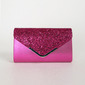 Glitzer Elegant Party Abend Polyester Clutch-Taschen in Fuchsia Gold Marineblau Rosa Rot Silber 