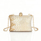 Rhinestone Party Prom Evening Clutch Bags in Gold 