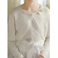 Cotton Long Sleeves Flower Girl Cardigan Wraps 