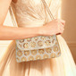 Rhinestone Party Prom Evening PU Evening Bags in Champagne 