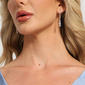 Classic Rhinestone Wedding Prom Necklace Earrings Bracelet Jewelry Sets (Set of 3) 