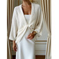 Knit Bridal Solid Color Wedding Wrap 