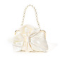 Bowknot Party Satin Evening Bags in Ivory 