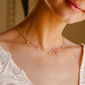 Minimalist Irregular Freshwater Pearl Pendant Necklaces 