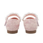 Girl's Flats Wedding Pearl Faux Leather Round Toe Flat Heel Shoes