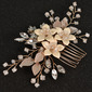 Rhinestone Floral Hair Combs Hair Accessories Wedding Headpieces 