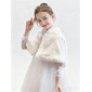 Faux Fur Flower Girl Wraps 