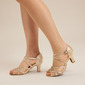 Women's Latin Shoes High Heel Glitter Indoor Dance Shoes 