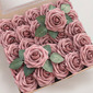 Artificial Wedding Flowers Silk Cloth Roses Flower Boxes 