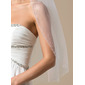 Perlen Strass Perlenbesatz-Kante Einstufig Hochzeit Kurzer Schleier 85 cm Brautschleier 