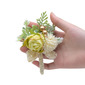 1 PC Artificial Wedding Flowers Silk Cloth Roses Boutonniere 