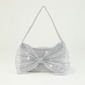 Rhinestone Cute Party Prom Evening Cocktail Polyester Evening Bags in Silver 