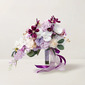 Artificial Wedding Flowers Cascade Silk Cloth Roses Bridal Bouquets 